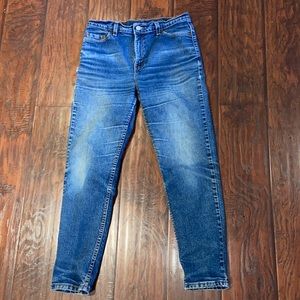 Vintage Levi’s 512 slim fit tapered leg jeans 12 M petite 12P stretch